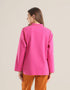Shirt Jacket with round hem with slits